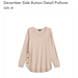 Lety & Me December Side Button Pullover
